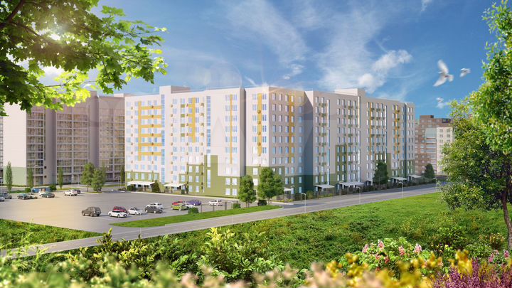 2-к. квартира, 45,4 м², 2/11 эт.