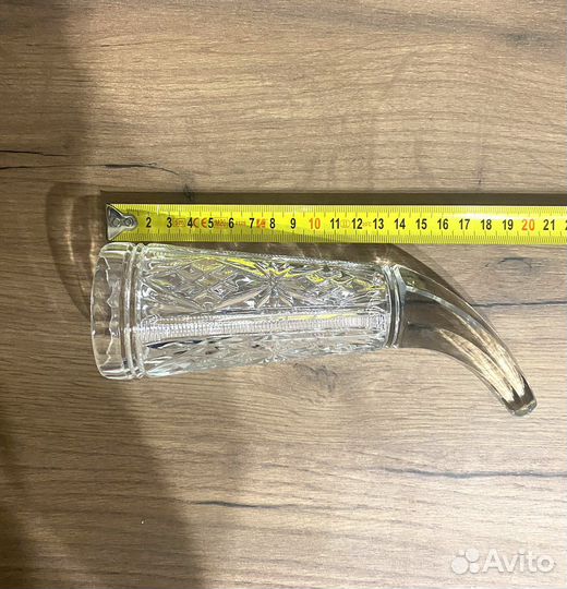 Ваза СССР, хрустальный кубок-рог