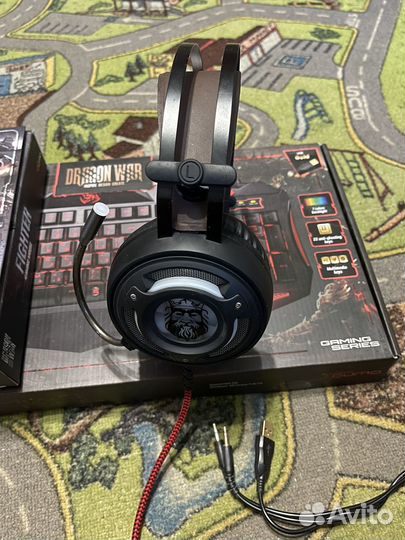Наушники игровые с микрофоном