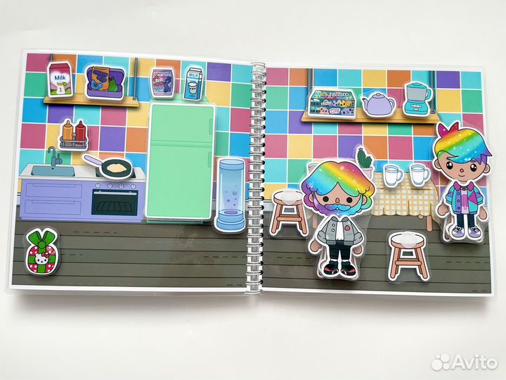 Тока Бока разноцветный дом