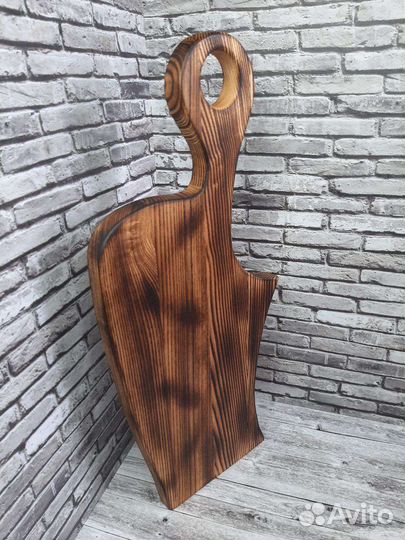 Доска кухонная из бука с обжигом