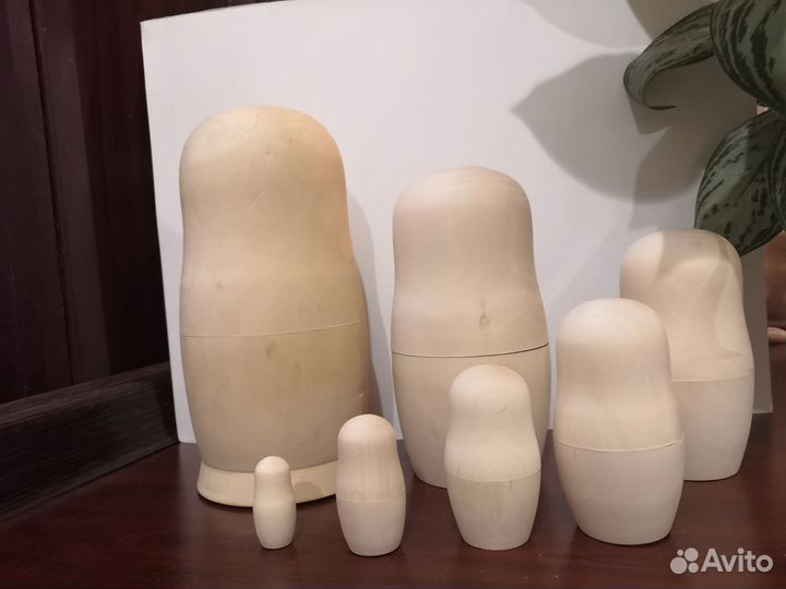 Заготовка из липы Матрёшка 10-ти местная