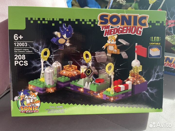 Конструктор Соник. Похож на лего