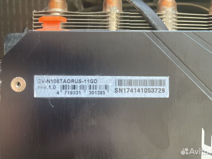 Видеокарта gtx 1080 ti 11gb