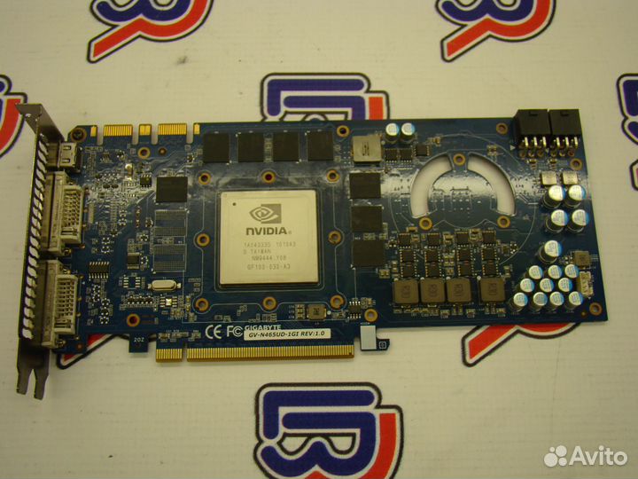 GV-N465UD-1GI Видеокарта gigabyte GeForce GTX 465