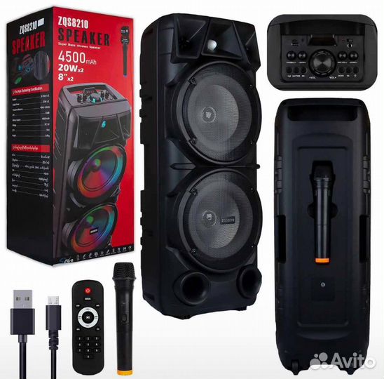 Колонка беспроводная портативная блютуз музыкальна