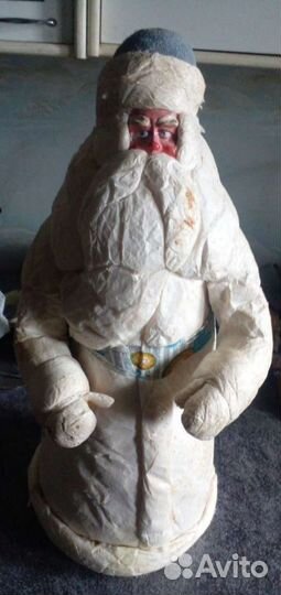 Дед мороз ватна бумажный