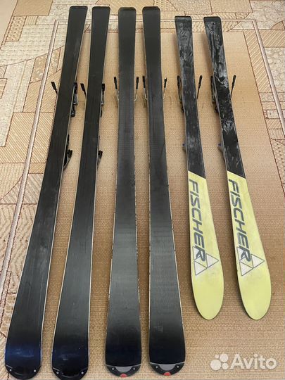 Горные лыжи Fischer 146, Rossignol 170, Nordica171