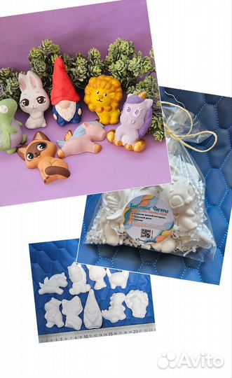 Раскраски гипсовые