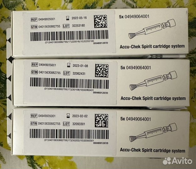 Картриджи Accu-Chek Spirit