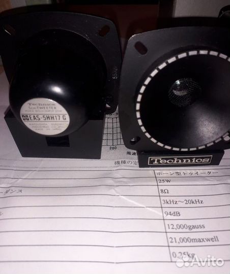 Вч динамики Technics EAS-5HH17G