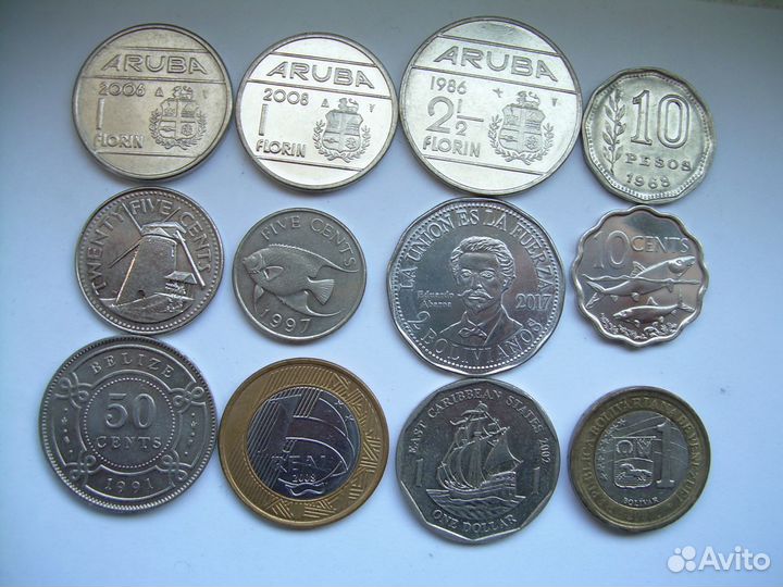 Коллекция монет Северной и Латинской Америки