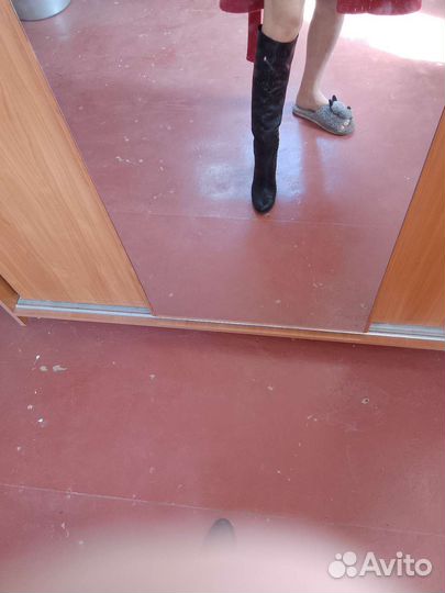 Сапоги кожаные 39р