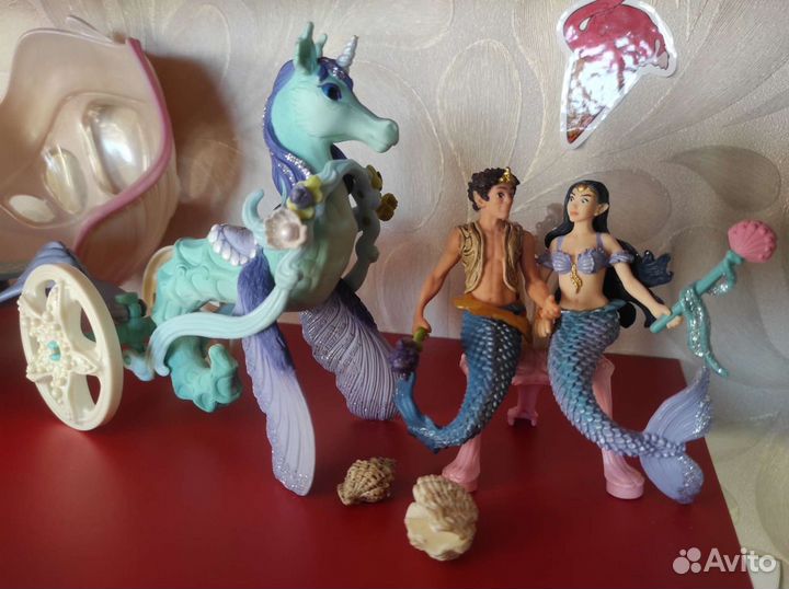 Schleich карета морская