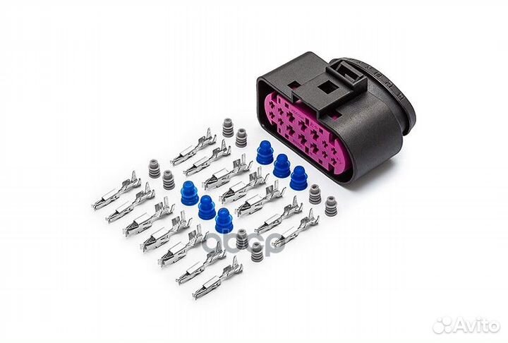 Разъем 1J0973737 (14pin) 14 контактов фар для