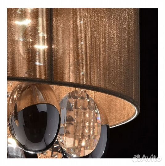 Люстра «Жаклин» с абажуром и подвесками