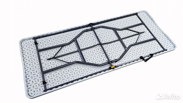 Складной стол для сада и туризма 152х70х74 см пвх