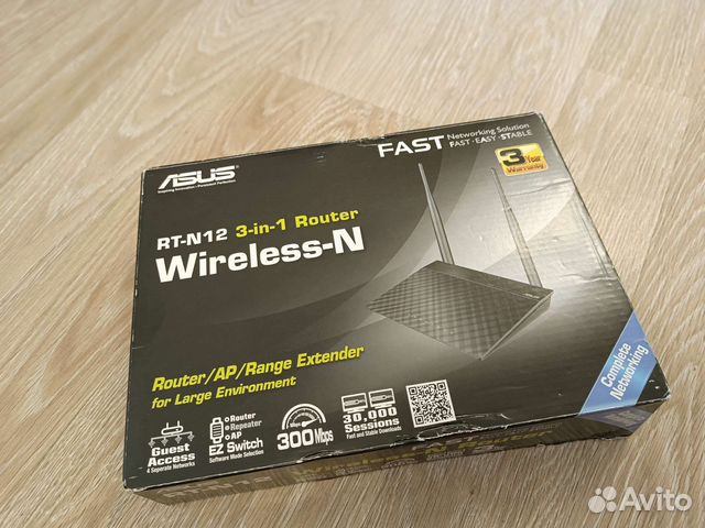 Wifi роутер asus RT-N12