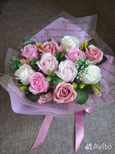 Букет цветов, композиция, мыльные розы в наличии
