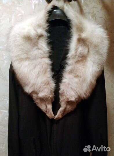 Меховой воротник натуральный песец