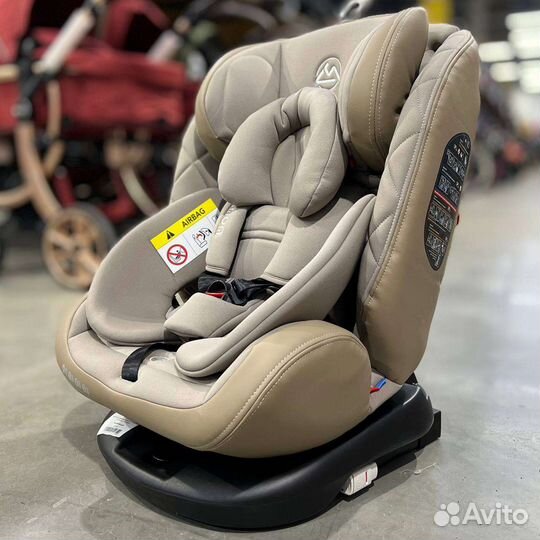 Детское автокресло от 0 до 36 с isofix (Кремовый)