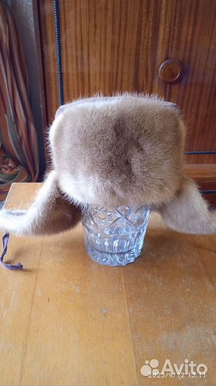 Норковая шапка мужская