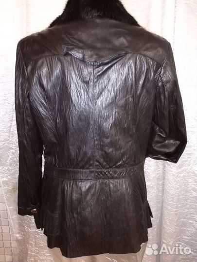 Куртка кожаная