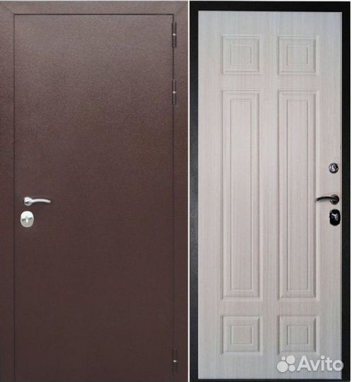 Дверь с терморазрывом Термолайт лиственница