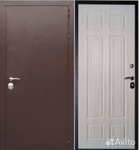 Дверь с терморазрывом Термолайт лиственница