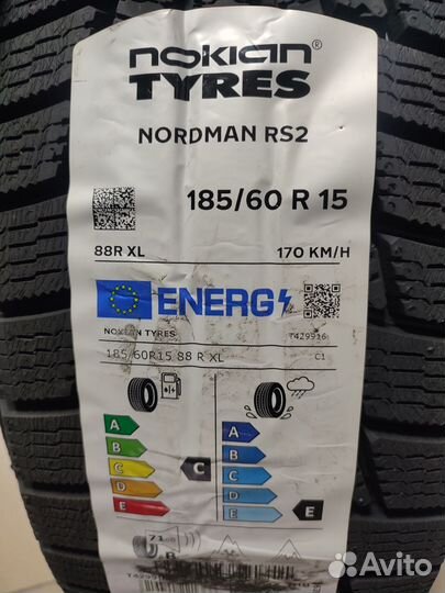 Nokian Tyres Nordman RS2 185/60 R15