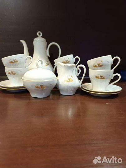 Кофейный сервиз гдр новый.Выпуск-80-е