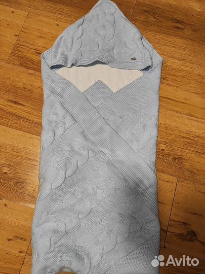 Плед детский вязаный