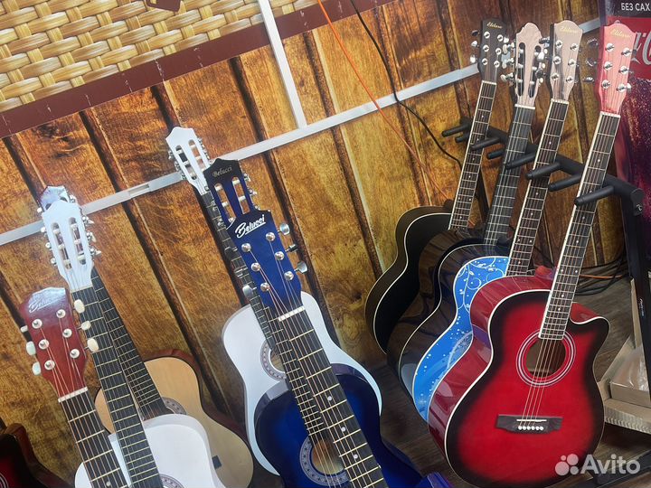 Акустическая гитара новая для начинающих