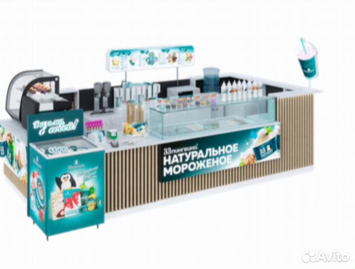 Сеть летних + стационарное кафе мороженое