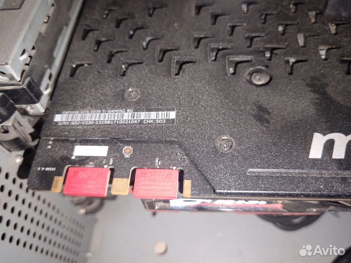 Видеокарта MSI gtx 1070 ti 8gb