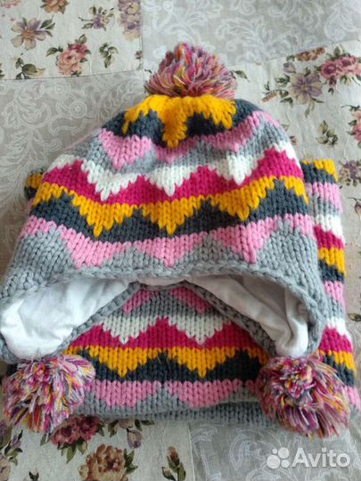 Комплект шапка и снуд