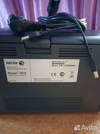 Принтер лазерный xerox 3010
