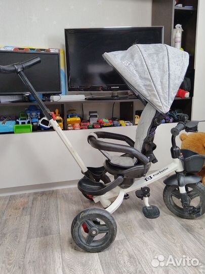 Велосипет детский(3-х колёсный с ручкой)