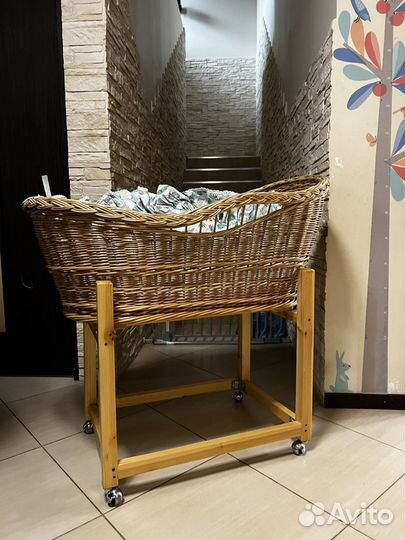 Люлька колыбель плетеная