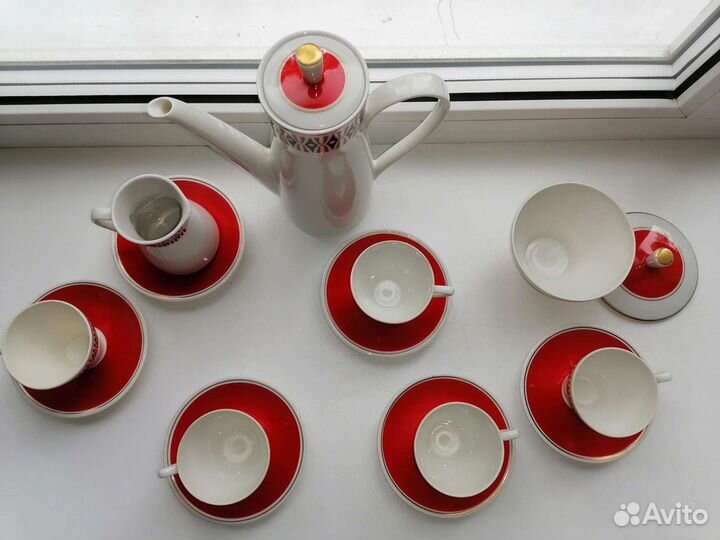 Кофейный сервиз гдр freiberger