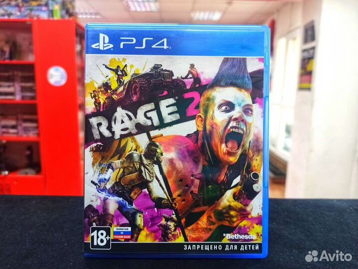 Диск PS4 Rage 2