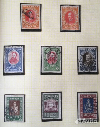 Марки Литвы (1918-1940). часть 2