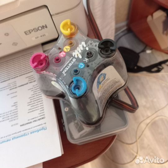 Принтер и сканер epson XP-435 с нпч