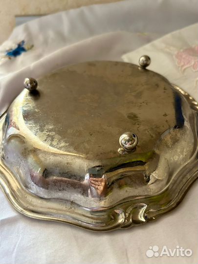 Конфетница мельхиор СССР