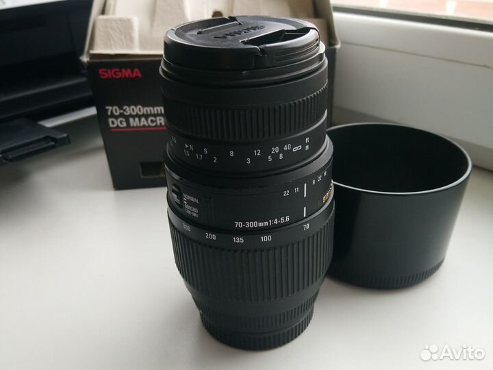 Sigma 70-300 F4-5,6 DG macro для sony