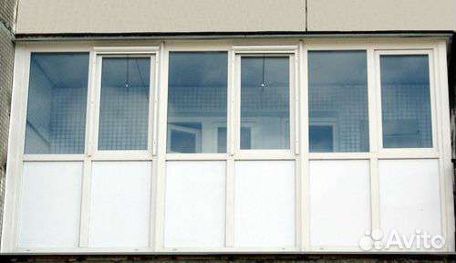 Пластиковая лоджия 6 метров. Окна пвх