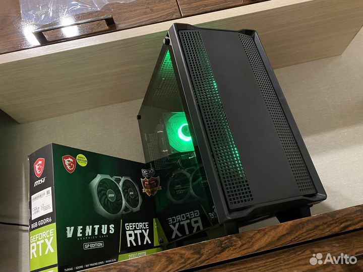Ировой пк Ryzen 5, RTX 2060 Super, 16Gb DDR4, SSD