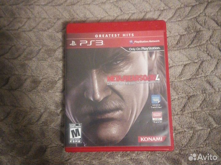 Игра для ps3 metal gear 4