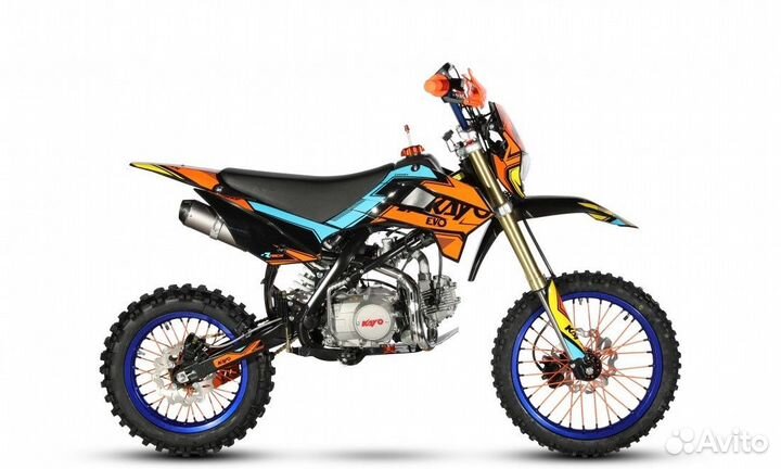 Питбайк kayo evolution YX125EM 17/14 KRZ (механ. С
