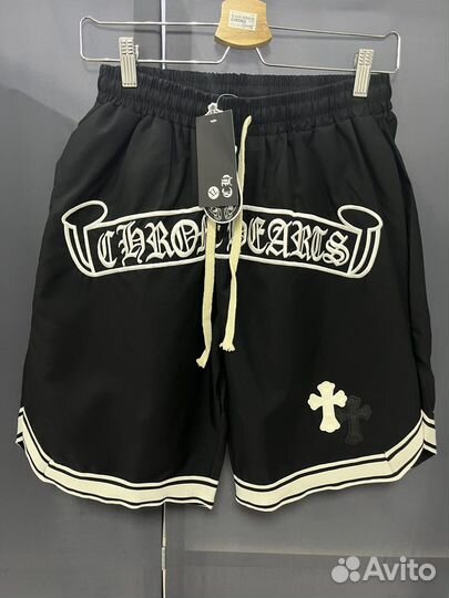 Шорты chrome hearts шикарные (premium)